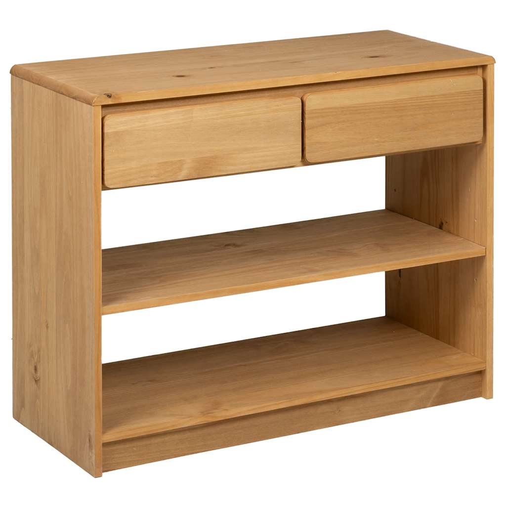 Console Table SAUDA Oak 89.5x36.5x73 cm Solid Wood Pine